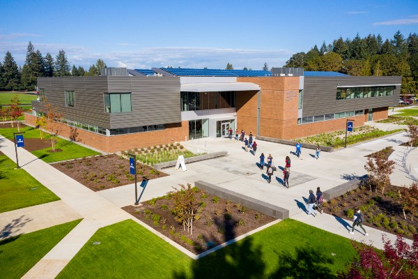 Wide angle picture of the ITC building at CCC