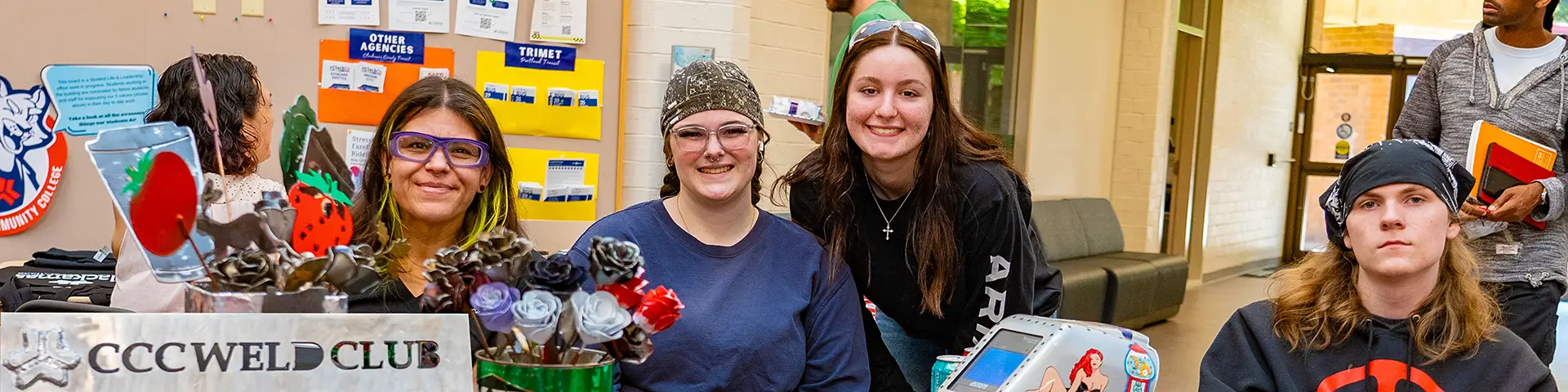 Students of CCC's Welding Club
