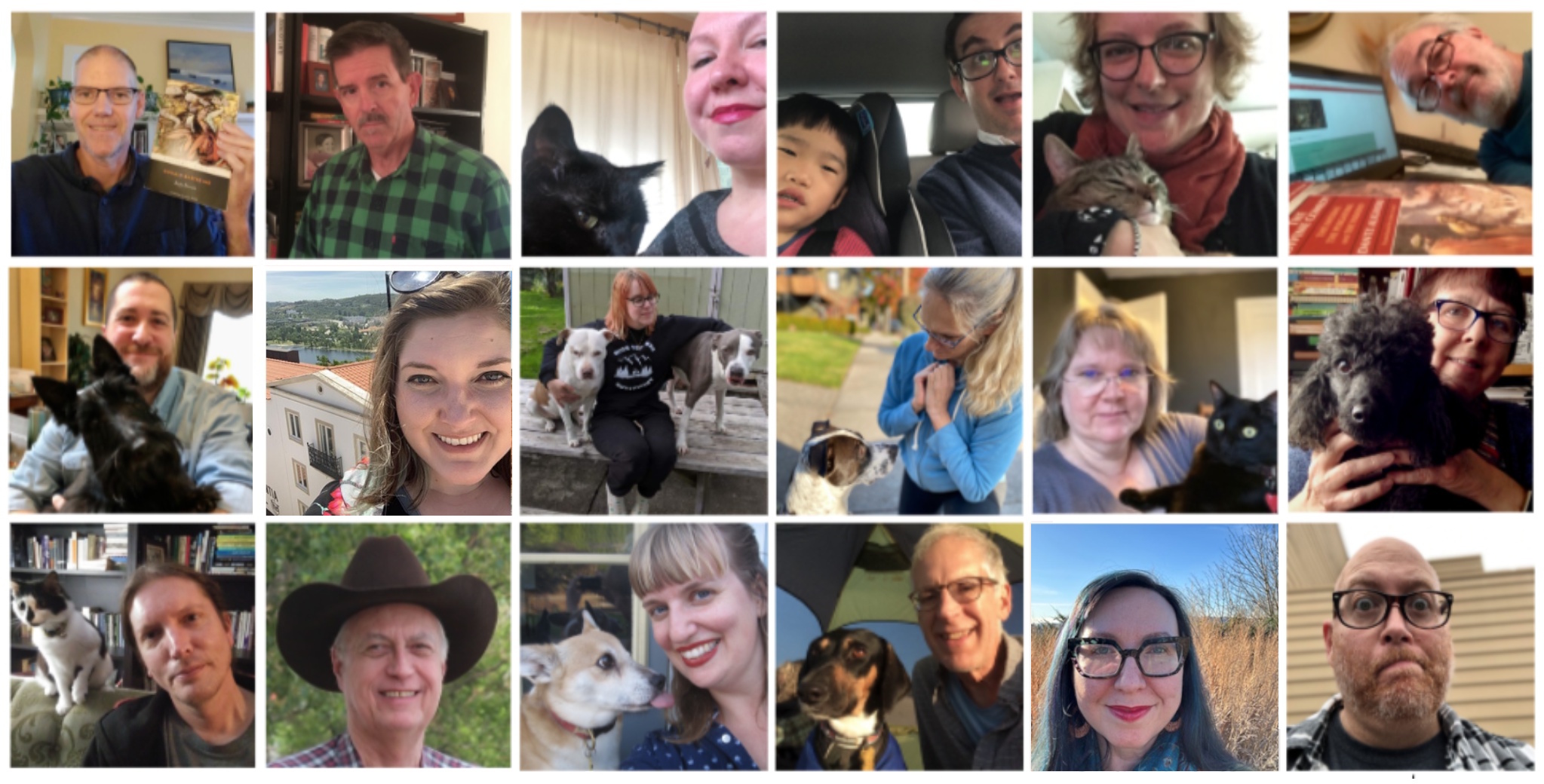 Collage of English department team members